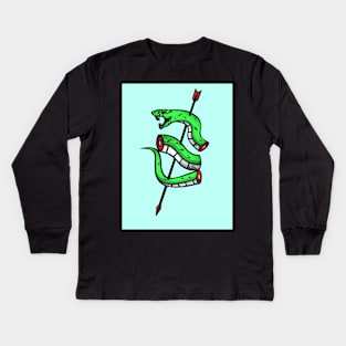 Chop Snake IG Logo Kids Long Sleeve T-Shirt